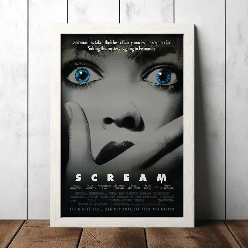 Scream (1996) Classic Movie Poster - Film Fan Collectibles - Vintage Movie Poster - Home Decor - Wall Art