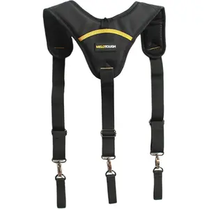 Construction Work Belt Padded Suspender Tool Belt Suspenders for Electrican Heavy Duty Big and Tall