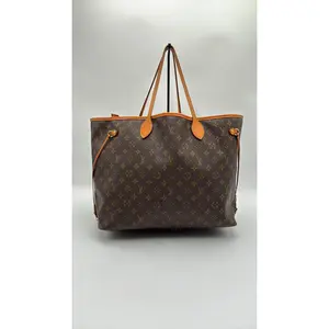 Pre-owned Louis Vuitton Leather Luxury Bags & Accessories Monogram Neverfull GM Date Code: FL5018. Entrupy ID: HVRTYK2.