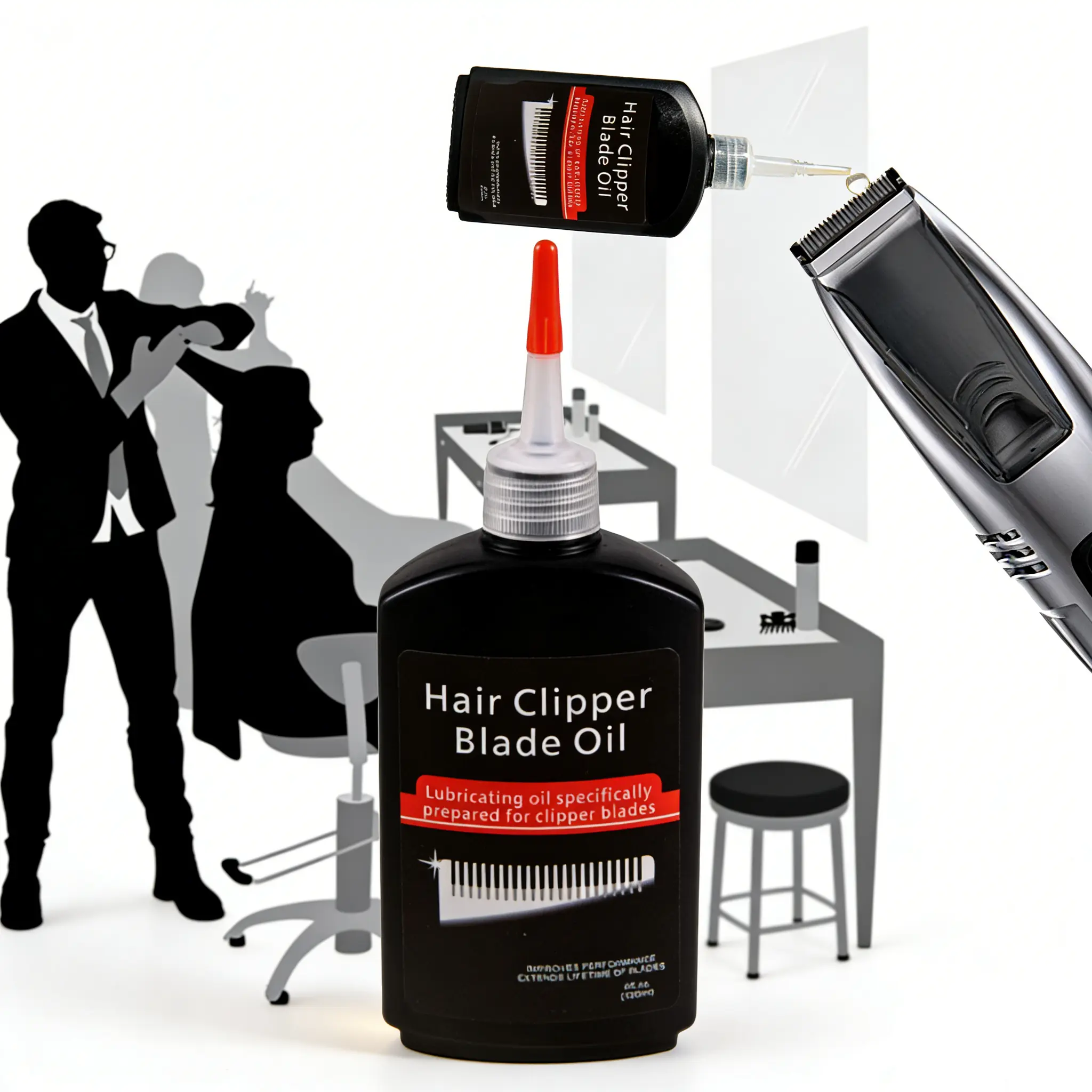 Premium Hair Clipper Blade Lubricating Oil for Clippers, Trimmers, & Blade Corrosion for Rust Prevention – 4 Fluid Ounces