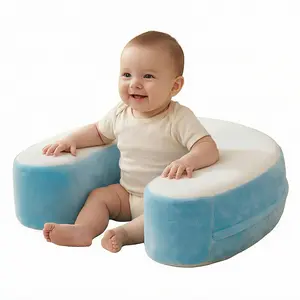 Baby Sit Up Chair, Soft & Couch for 3-12+ Months,6 Inch High Wrap Around Backrest Supportive Cloud Like Comfort