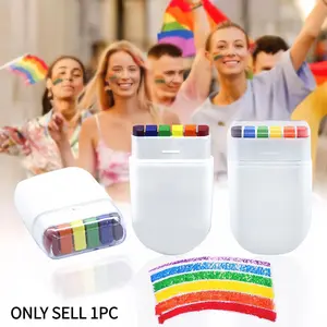 Rainbow Crayon Paint Rainbow Birthday Party Colourful Theme Party Accessories Party Family Costume Gift Pocket Size Gifts for football fans