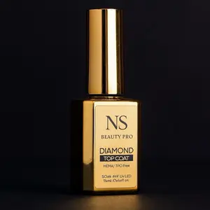 NS Beauty Pro Diamond Top Coat - 18ml High Shine & Long-Lasting Protection for Perfect Manicure Finish 18g
