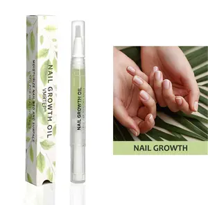 【Buy 1 Get 1 FREE】Nail Growth Oil Pen  Natural Nail & Cuticle Repair Serum Strengthens Weak Nails Hydrates Dry Cuticles Promotes Faster Nail Growth Portable Essential Oil Pen for Smooth Shiny Healthy Nails Daily Moisturizer