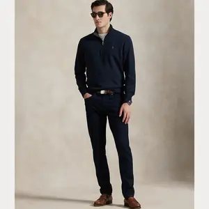 Polo Ralph Lauren - Luxury Jersey Quarter-Zip Pullover