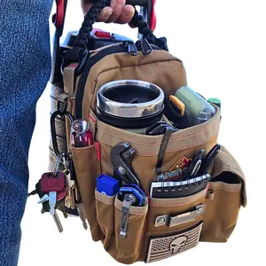 Animus Magnetic Tool Bag & Organizer-Organization with Magnetic Backing Benefits. Ideal for Electricians, Mechanics, Technicians, Drivers, Sport, ATV, UTV, Travel