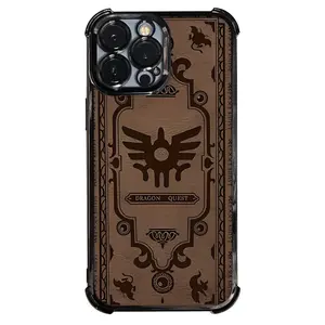 Phone Case: 1PC Dragon Quest Phone Case Electroplating Process Protective Cover with Reinforced Cushioning And Collision Prevention Suitable for iPhone Various Models17 16 15 14 13 Pro Max Cover