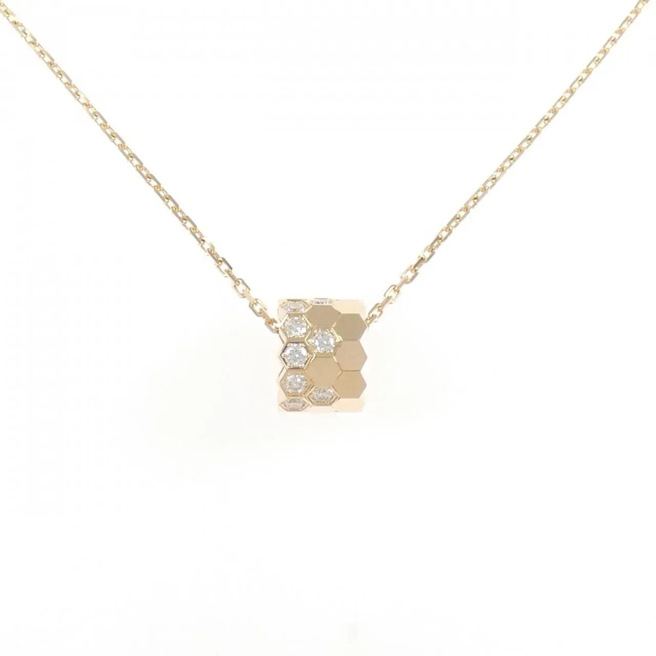 Chaumet Bee My Love 18K Pink Gold Diamond Necklace