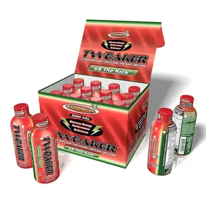 Tweaker Energy Drinks Watermelon Flavor Shots - 12 Pack - Extreme Energy Boost - Zero Sugar, Calories & Carbs - Best Sport Beverage