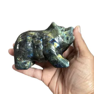 Labordorite Bear Great Flash crystals for sale 