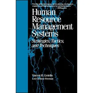 USED-Human Resource Management Systems: Strategies, Tactics, and Techniques by Ceriello, Vincent R. (Paperback)