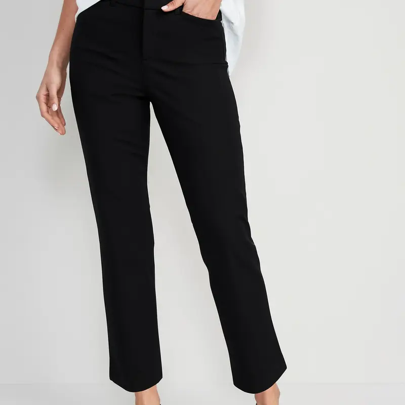 Old Navy Women's High-Waisted Pixie Straight Pants