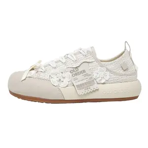 OLD ORDER oBread Women’s Casual Clogs, White Jasmine Slide-On Mule Shoes, Comfort Cork Footbed Slip-On Sandals