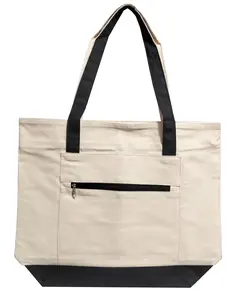 NOVASTILE 100% Cotton Canvas Large Tote Bags 12oz, Reusable Shopping Bags for Grocery, DIY Projects, Advertising, Promotions, Lightweight 1 Piece Natural Cotton, promotional, breathable, unbleached cotton, Lightweight 18.5" L x 5" W x 15" H