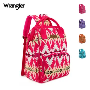 Wrangler [Live] Diaper Backpack, Waterproof Pocket, WildWest Travel Backpack with Side Wipes Pocket, Large Capacity Carry On Bag for Work, Travel, School, Hiking