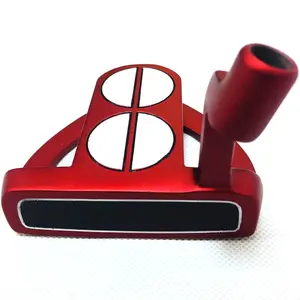 2026 European and American design golf putter head, zinc alloy, bright red