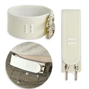 2 Pieces Metal Hook Elastic No Buckle Belt, Adjustable Hole-Free Invisible Waist Strap, Pregnancy Friendly Buckleless Belt For Men Women, Comfort Invisible Waistband For Outdoor Work Travel Daily Casual Wear Father's Day Gift