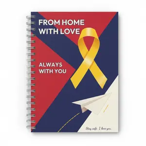 From Home With Love Gift Card Book - Always With You, Sentimental Gift Card Holder for Military Care Packages, Deployed Loved Ones, Family & Friends