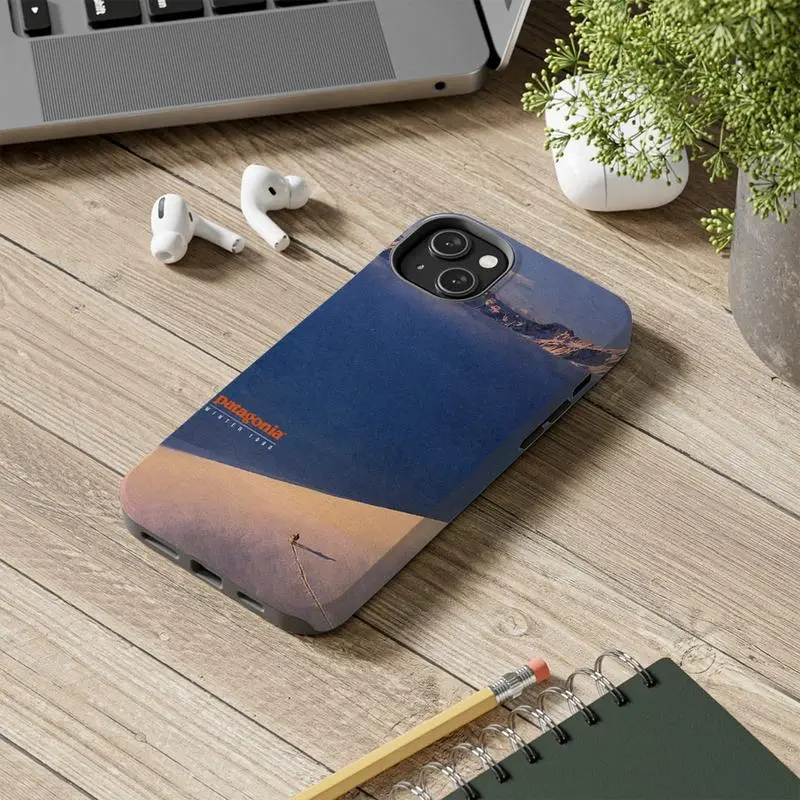 Patagonia Vintage Retro Winter 1990 Mountain Sea iPhone Case, iPhone Case Gift For All