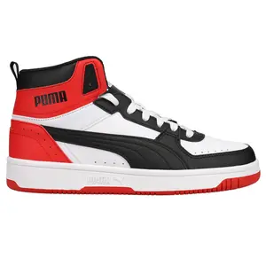 PUMA Mens Rebound Joy Lace Up Sneakers Shoes Casual - White PUMA Mens Rebound Joy Lace Up Sneakers Shoes Casual - White