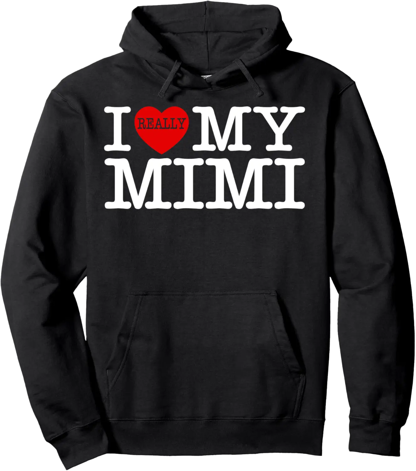 I Love (Heart) My Mimi Grandma Family Men Women Grandkids Pullover Hoodie - Autumnsc Shop 37B0DSHVF8TQ