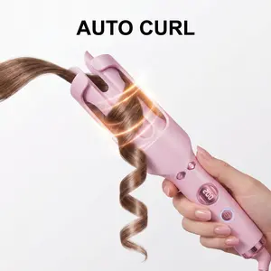 Automatic Rotating Curling Iron 30mm Beach Waves Curler  Cool Airflow Anti-Frizz Hair Waver, Volumizing Egg Curling Wand, No Heat Damage Styler  Travel & Summer Essential | Gift for Mothers Day
