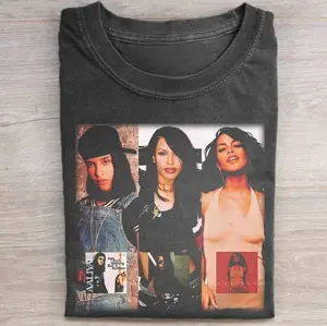 Vintage The Princess Of R&B Aaliyah Album Graphic T-Shirt, Aaliyah Tribute Shirt, 90s HipHop Queen