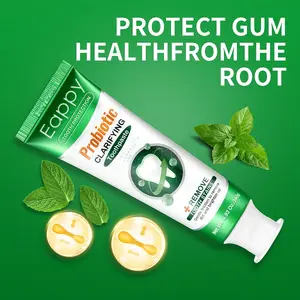 Eappy Probiotic Whitening Toothpaste,probiotics, Oral care, Protect oral health,inhibiting the growth of pathogenicmicroorganisms, promoting oral health,Applicable to all users of oral care products-140g