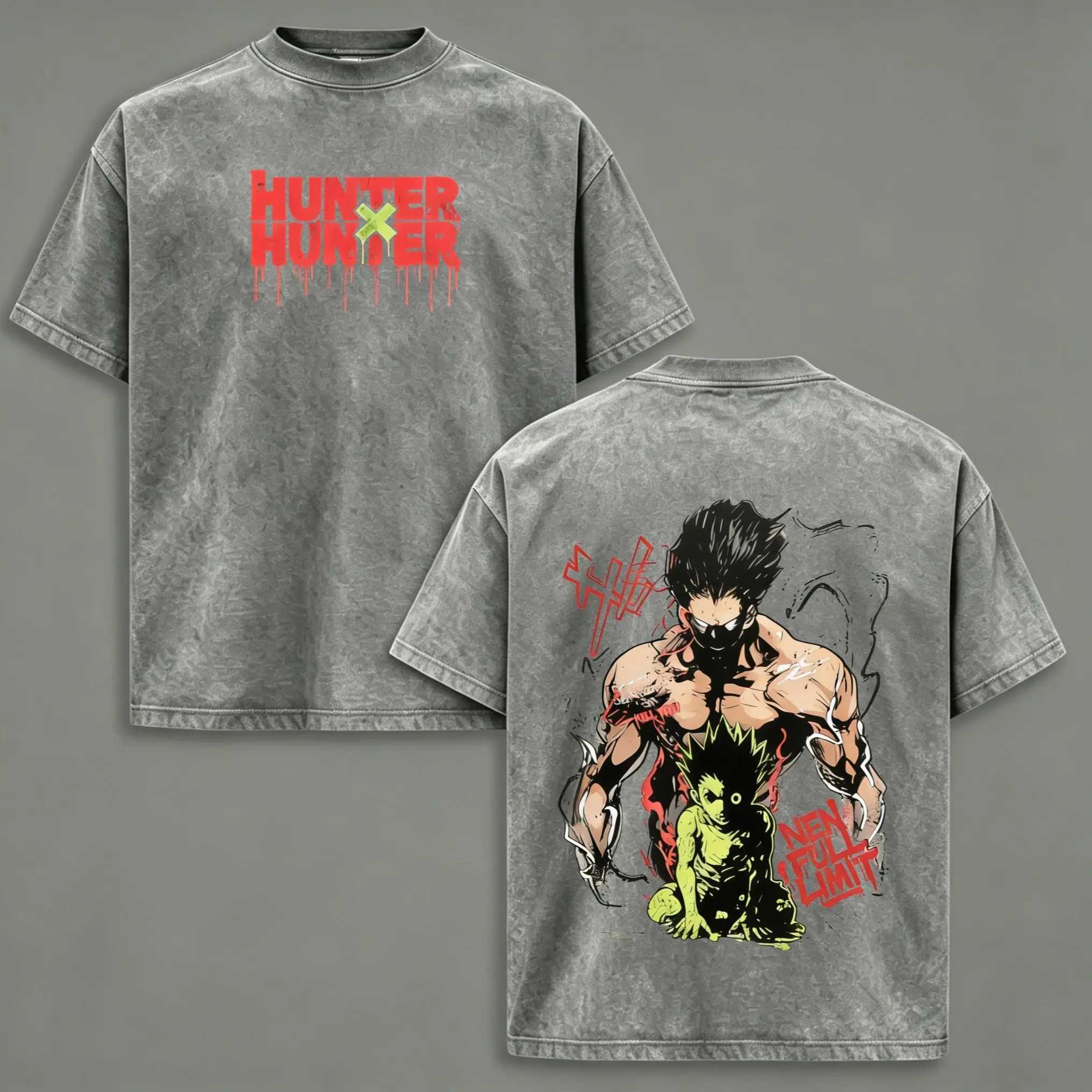 Washed T-shirt-Grey