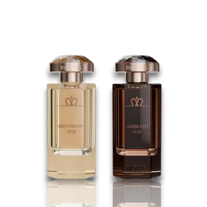 Mokib Parfums | Milano | Ambrato Oud + Misterioso Oud | Eau De Parfum | Unisex Fragrance | 100 ML | Raspberry - Geranium & Oud