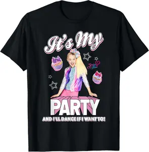 100% Cotton Nickelodeon JoJo Siwa My Party T-Shirt