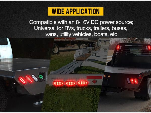 Partsam 6 Inch Oval Led Trailer Tail Light Red Grommet and Plug Waterproof for Trailer RV Trucks 10Pcs Partsam 6 Inch Oval Led Trailer Tail Light Red Grommet and Plug Waterproof for Trailer RV Trucks 10Pcs