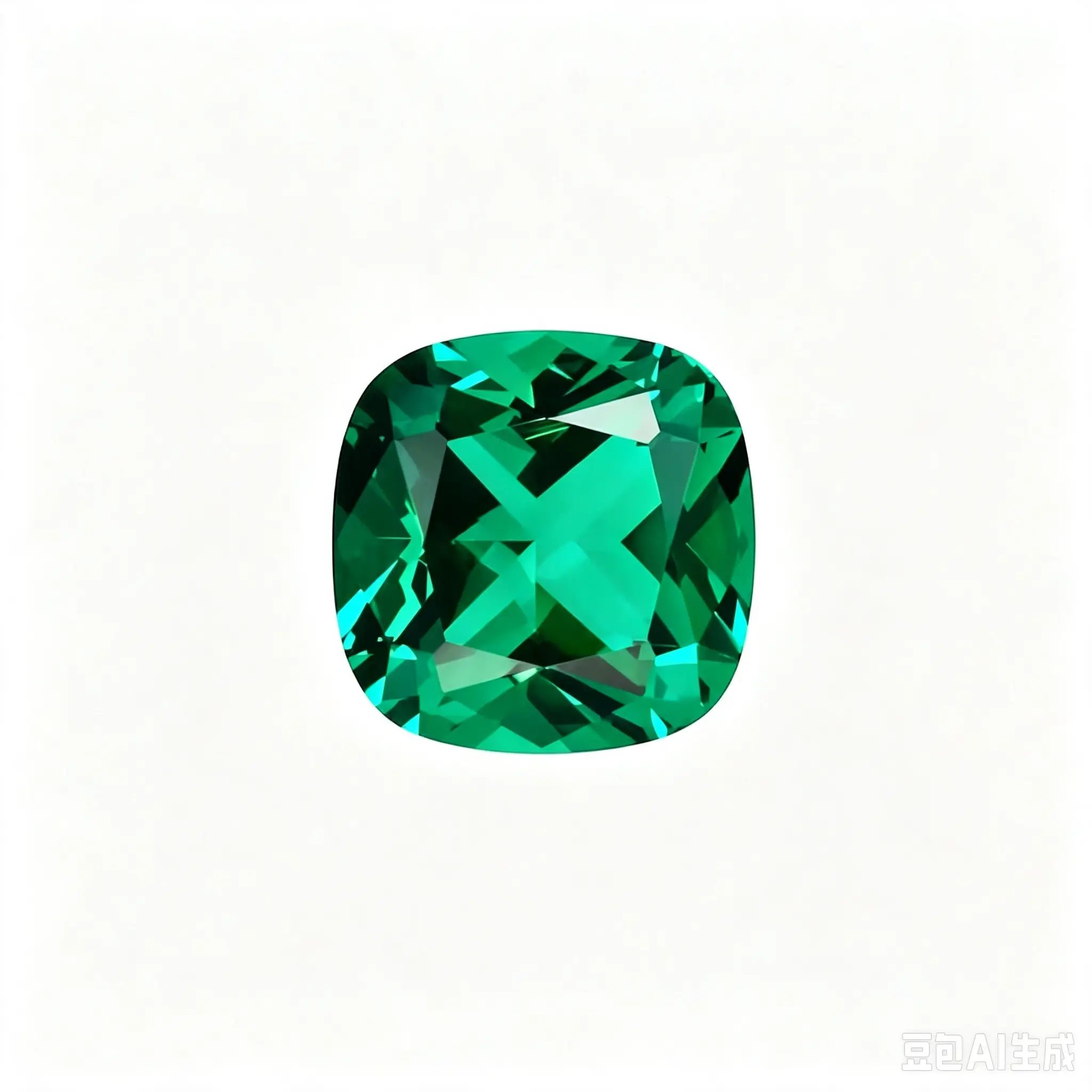 Lab-Grown Cushion Cut Emerald With AGL Certificate