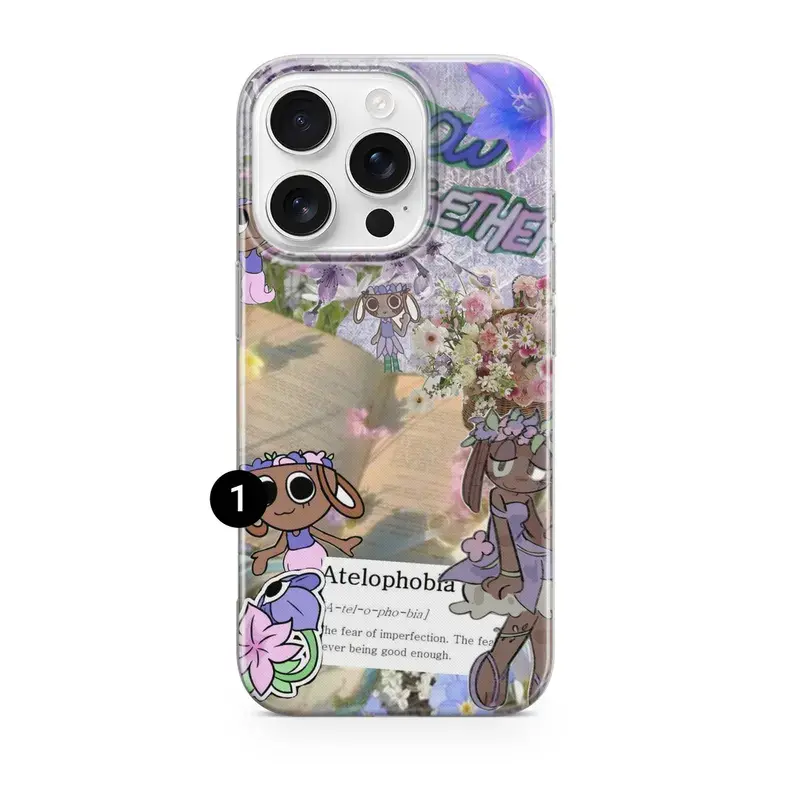 Bassie Dandys World Inspired iPhone Case – Cute Cartoon Gamer Style Protective Phone Cover, Slim Shockproof Case for Everyday Use