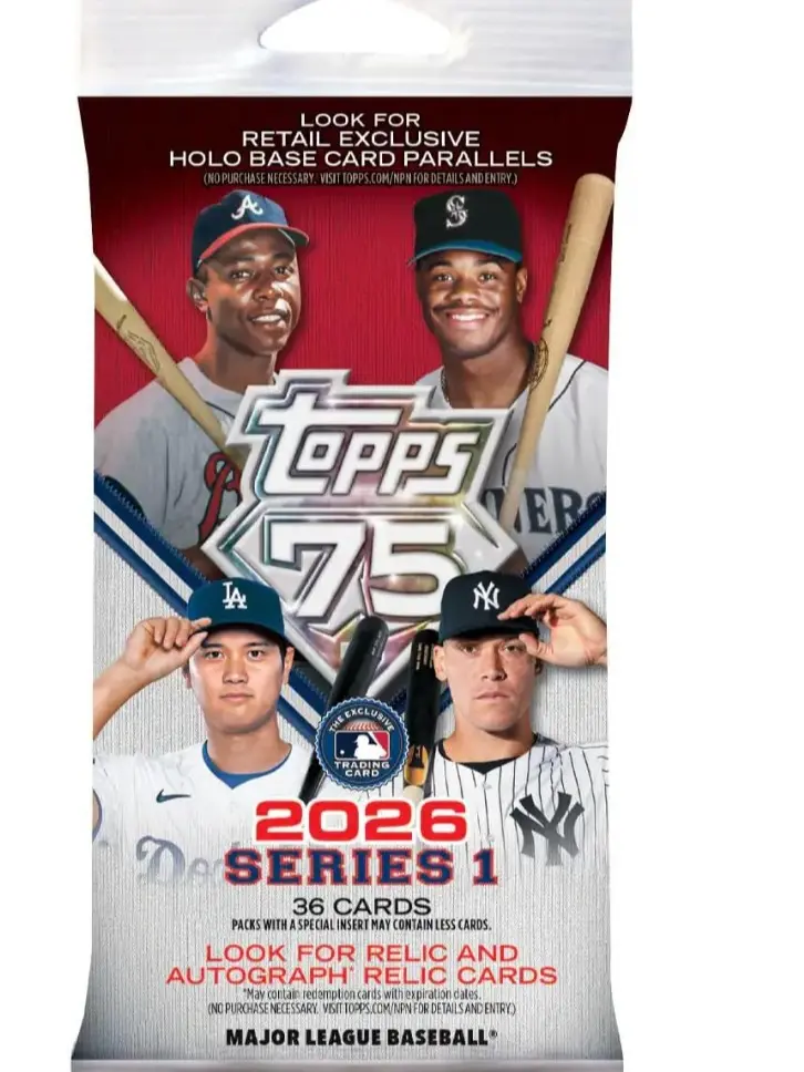 Topps 2026 Topps Series 1 MLB Baseball Fat Pack