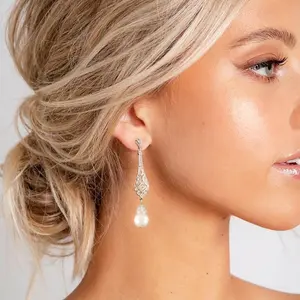 Pearl Earrings, Earrings For Women, Silver Earrings, Dangle Earrings, Dainty Earrings, Pearl Drop Earrings, Gift For Her, Explore Now!