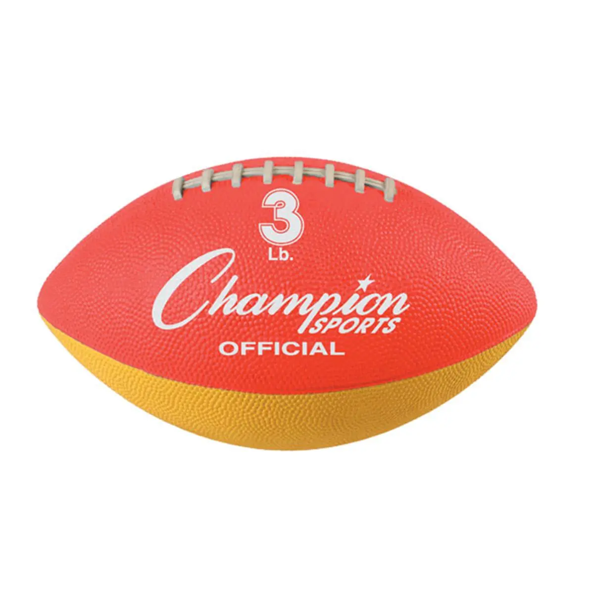 212 MAIN Weighted Ball - 3 lbs Official Size American Football Trainer, Black & Green, Skill Training