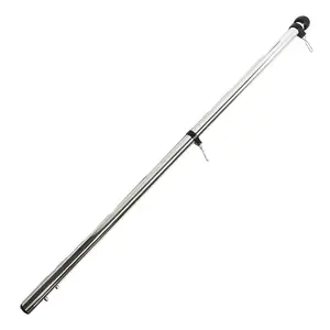 Marine City 32” Flag Stanchion Pole, Stainless Steel with 316 Base, Adjustable
