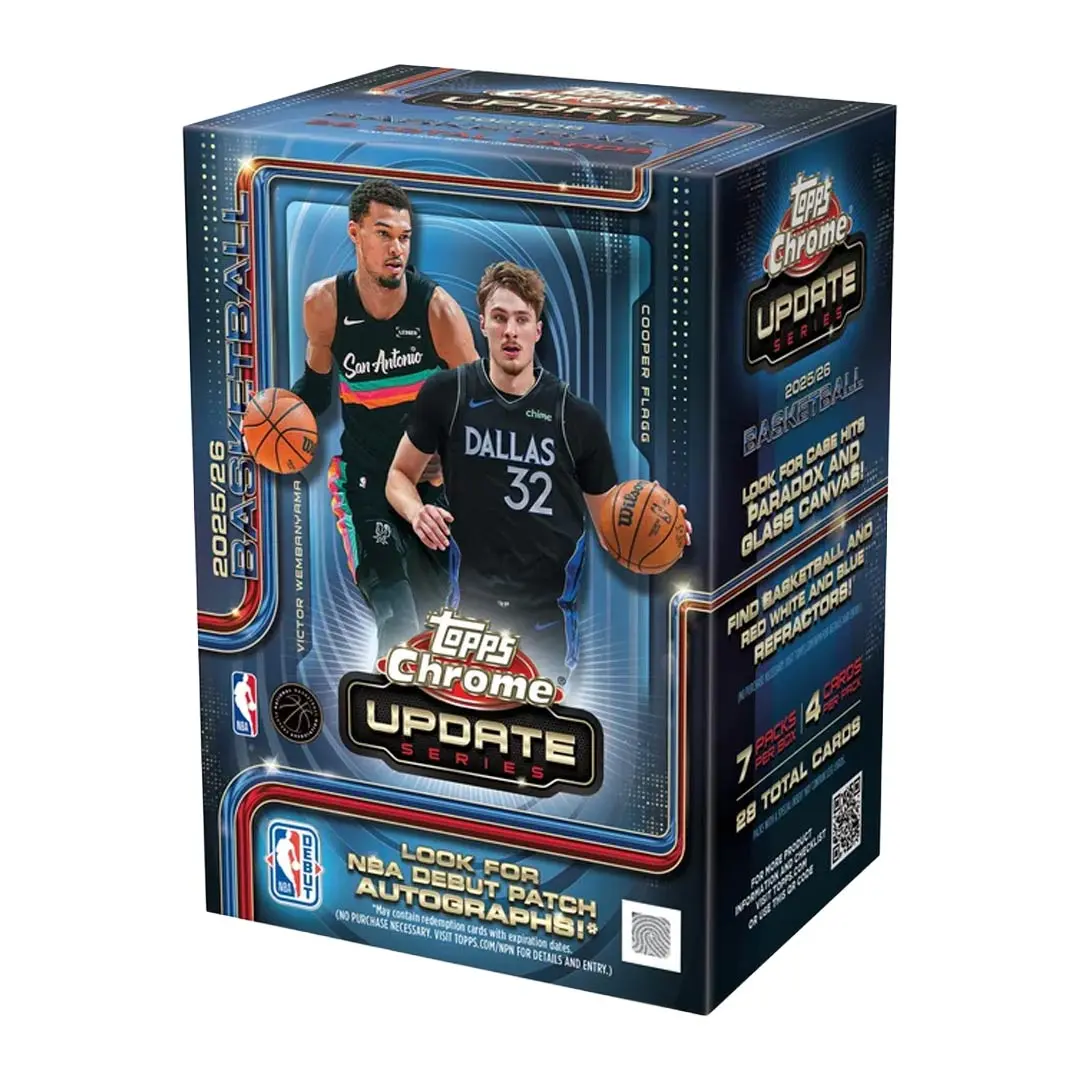 2025-26 Topps Chrome Update Series Basketball Blaster Box