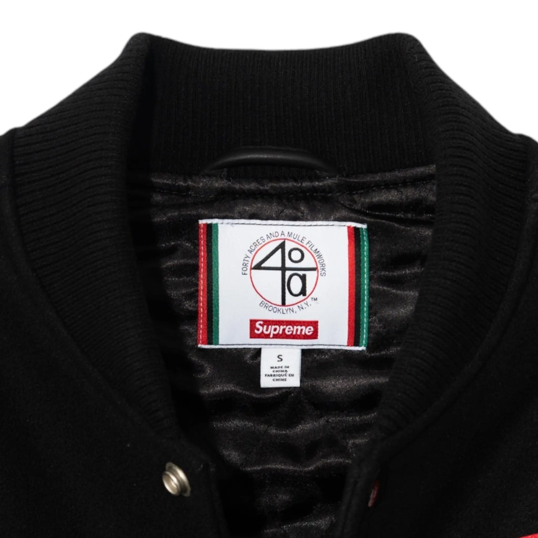 Supreme 40 Acres Malcolm X Varsity Jacket, Menswear Tops & Coats