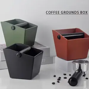 Durable Coffee Grounds Bin Smooth No Power Needed Ideal for Espresso Machines and Grinders Food Safe Easy to Clean