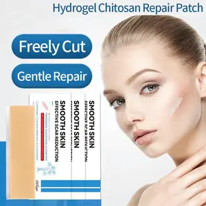 3-Piece Professional Silicone Scar Patches, Healthcare Skin Care Kit for Surgical Scar Repair & Rehabilitation Treatment