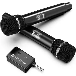 Microphones,  Microphone with -to- Chip Connection, Less latency, 200FT Range, 40H Rechargeable ,Plug and Play,  Design, Microphone for Singing, Speaker, Party