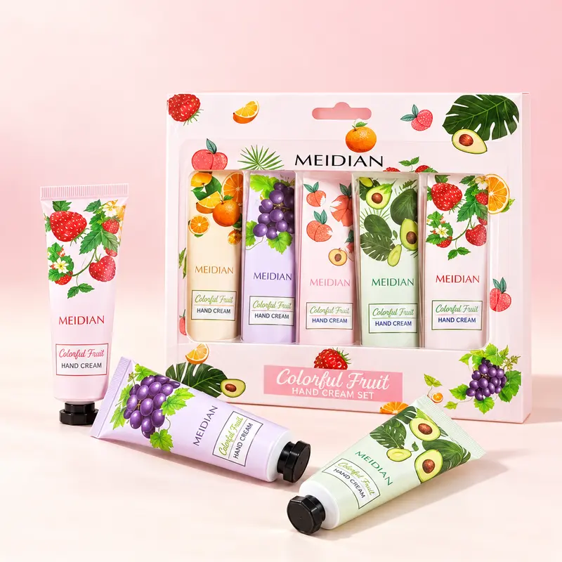 Long-Lasting Fragrance Aroma Hand Cream Gift Set, Perfume Scented Hand Cream Set, 5-Piece Hand Cream Bag, Hand Cream Travel Size, Moisturizing, Nourishing and Hand Moisturizer