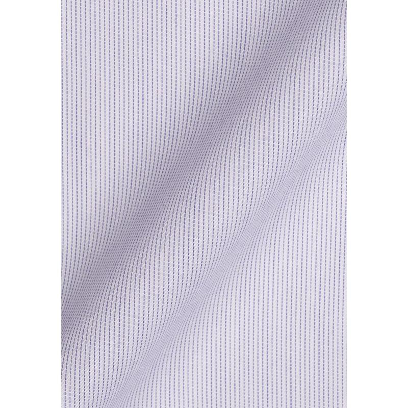 Pastel Lilac Pinstripes Pima Cotton Shirt - Cutaway Classic Collar