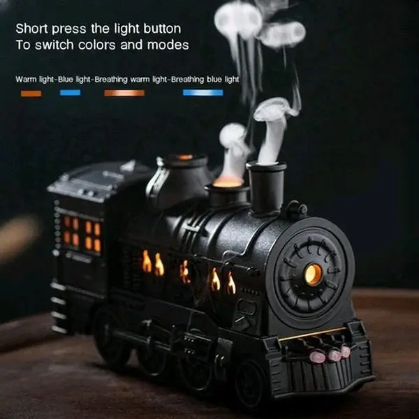 Christmas Train Engine Diffuser  .  preorder  for christmas and get christmas pine tree and cypress scent oil and ginger bread.