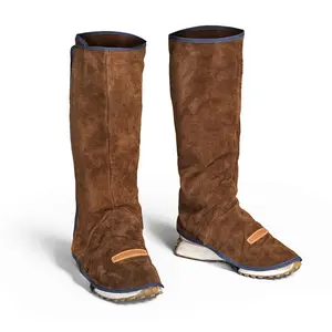 YESWELDER Leather Welding Spats - Heat Resistant Shoe & Leg Covers, Abrasion Protection | Work Safety Gaiters for Welders YESWELDER Leather Welding Spats - Heat Resistant Shoe & Leg Covers, Abrasion Protection | Work Safety Gaiters for Welders