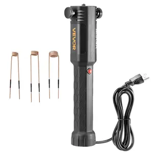fathersdaygift VEVOR Induction Heater Bolt Removal, 1100W 110V Magnetic Induction Heater Kit, Handheld Nut Buster Tool, Mini Heating Machine for Rusty Screw Removing, Car Garage Repairing Tools with 3 Coil