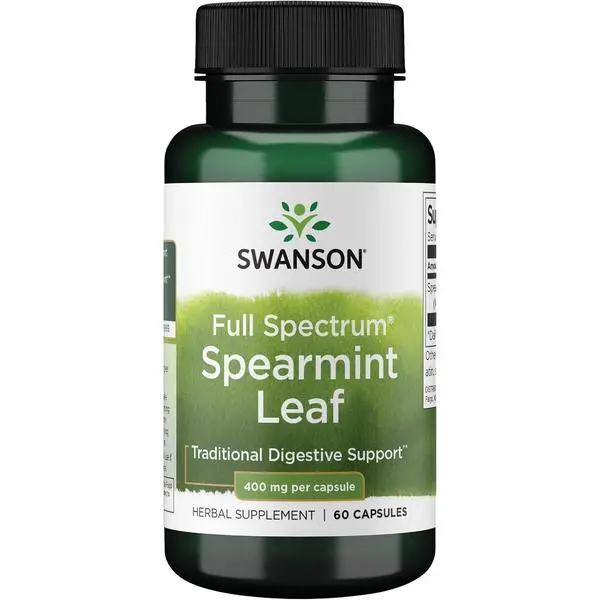Spearmint Leaf Full Spectrum, 400 mg, 60 Capsules