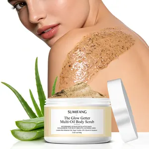 SUMIFANG The Glow Getter Body Scrub 100g | Plant essential oils + sugar crystals gently exfoliate to reveal radiance | 20% glycerin + squalane deeply moisturize for silky, glowing skin